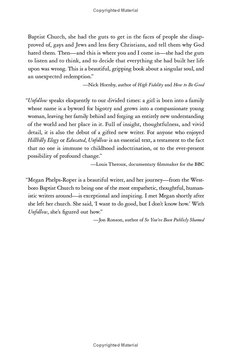 unfollow: a memoir of loving and leaving extremism - Ảnh 4