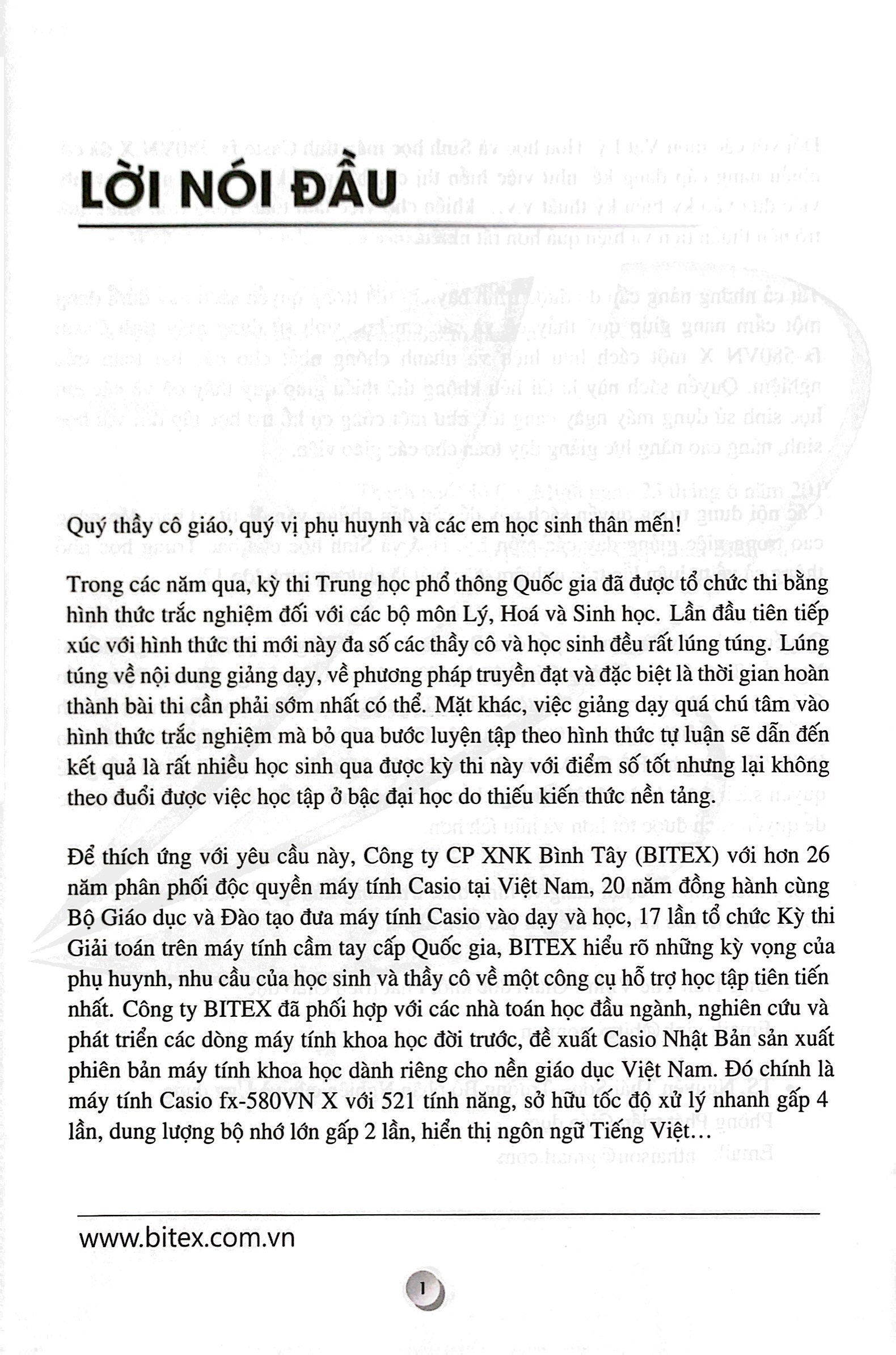 ứng dụng casio fx - 580vn x đối với các môn thpt lý - hóa - sinh - Ảnh 3