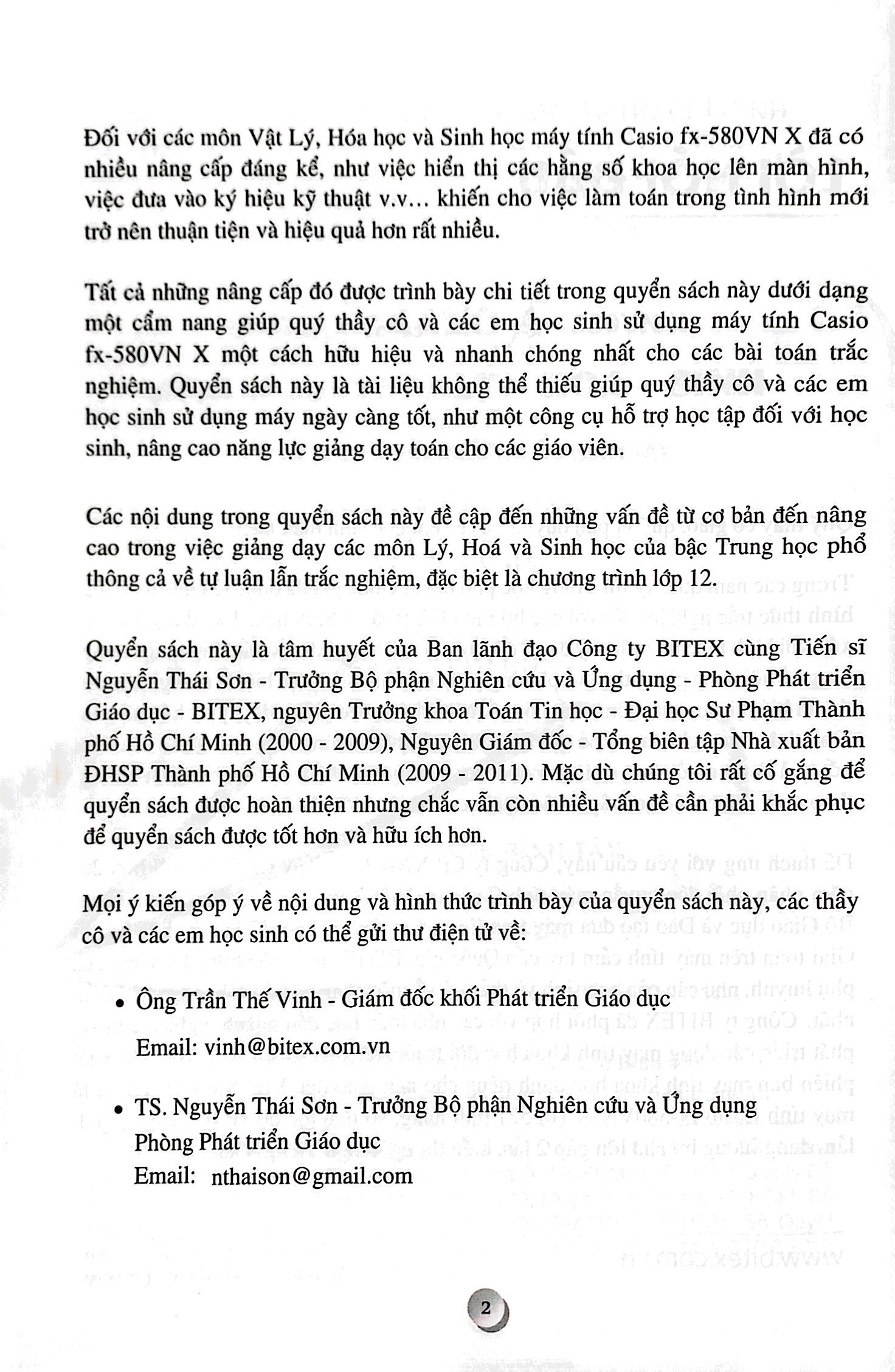 ứng dụng casio fx - 580vn x đối với các môn thpt lý - hóa - sinh - Ảnh 4