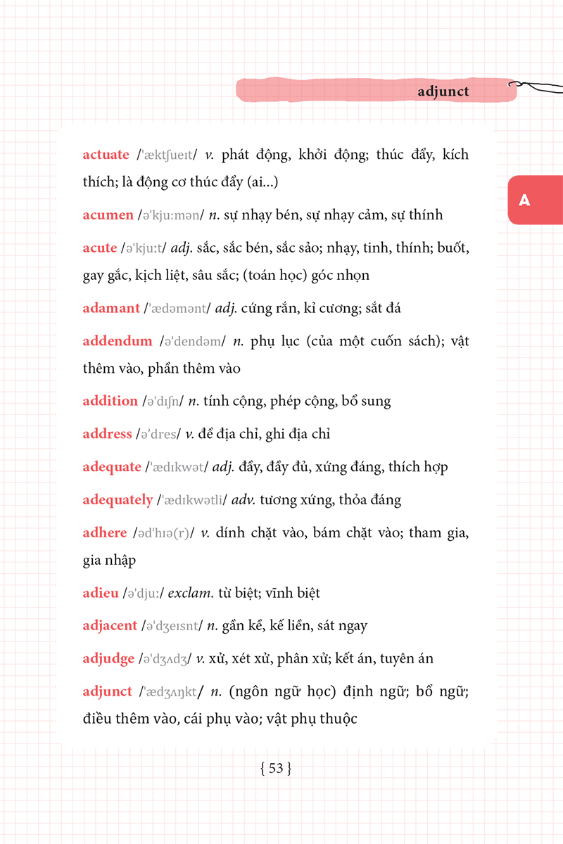 ứng dụng siêu trí nhớ 6000 từ vựng tiếng anh thông dụng nhất (tái bản 2020) - Ảnh 29