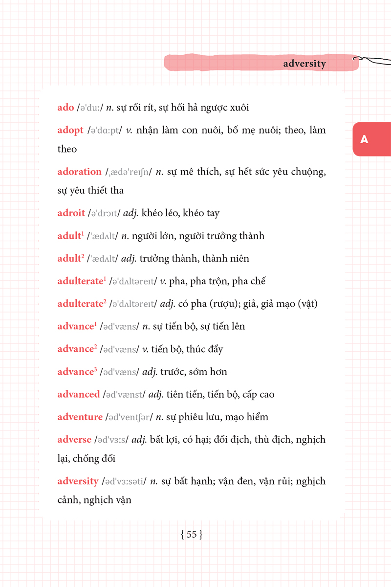 ứng dụng siêu trí nhớ 6000 từ vựng tiếng anh thông dụng nhất (tái bản 2020) - Ảnh 33