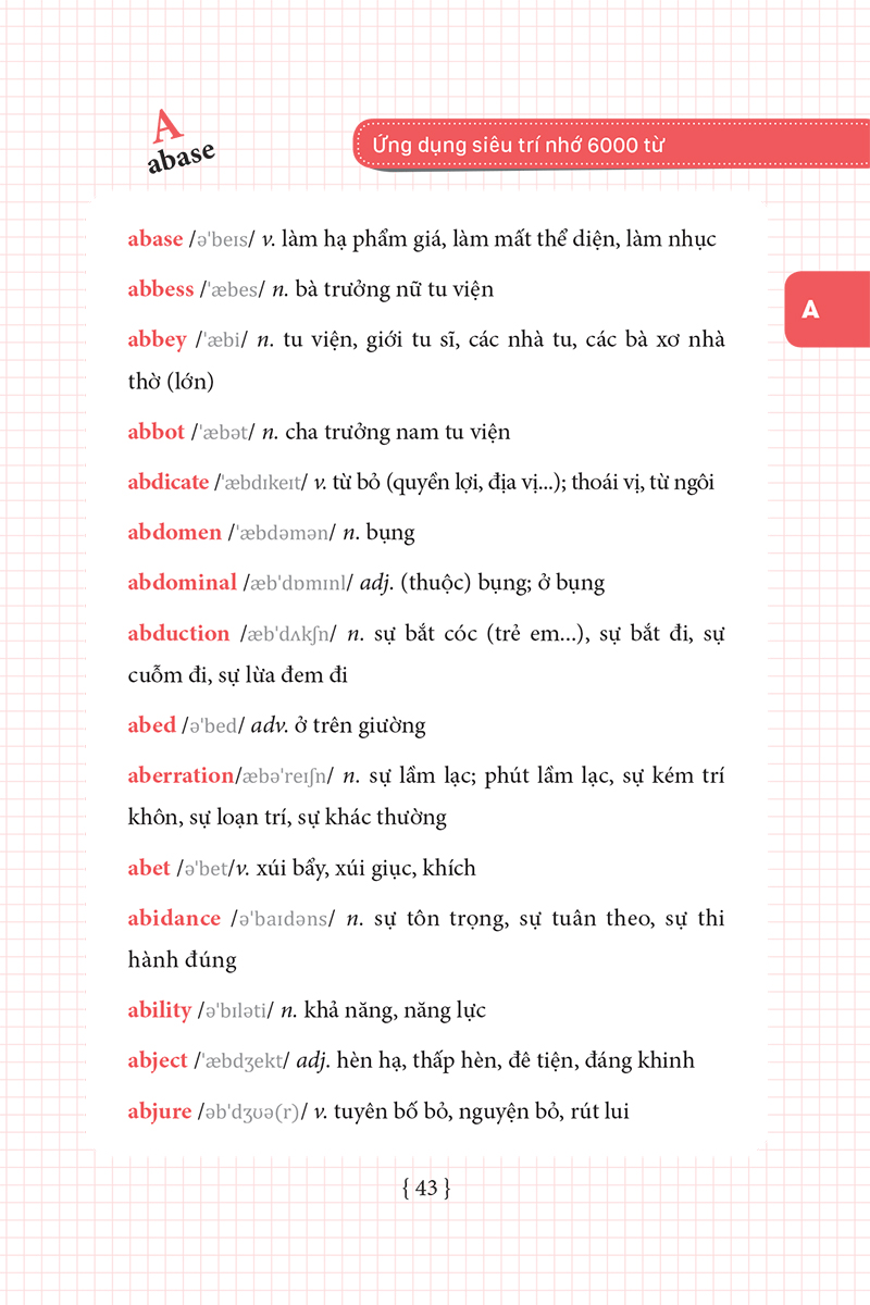ứng dụng siêu trí nhớ 6000 từ vựng tiếng anh thông dụng nhất (tái bản 2020) - Ảnh 9