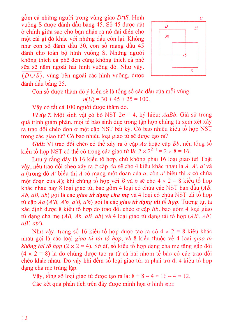 ứng dụng tổ hợp và xác suất trong giải bài tập di truyền - Ảnh 10