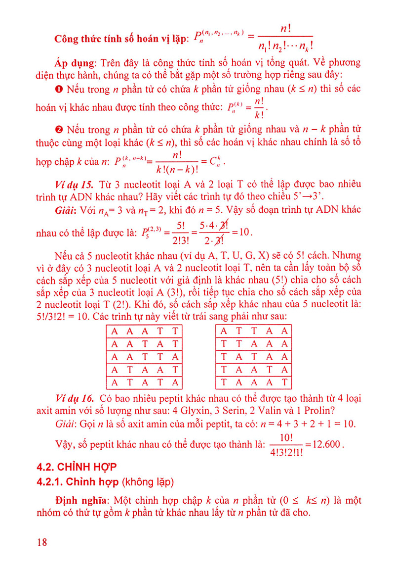 ứng dụng tổ hợp và xác suất trong giải bài tập di truyền - Ảnh 15