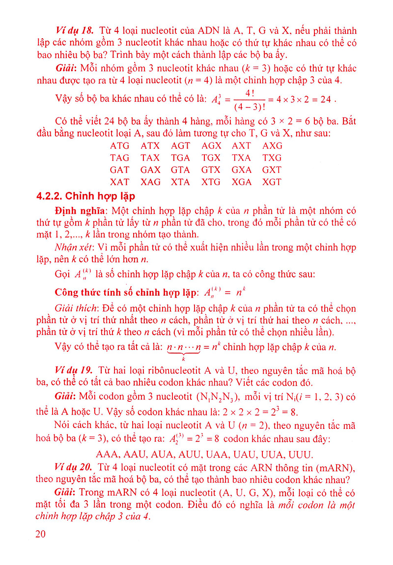 ứng dụng tổ hợp và xác suất trong giải bài tập di truyền - Ảnh 17