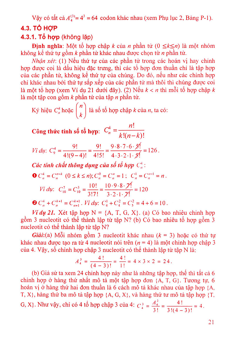 ứng dụng tổ hợp và xác suất trong giải bài tập di truyền - Ảnh 18