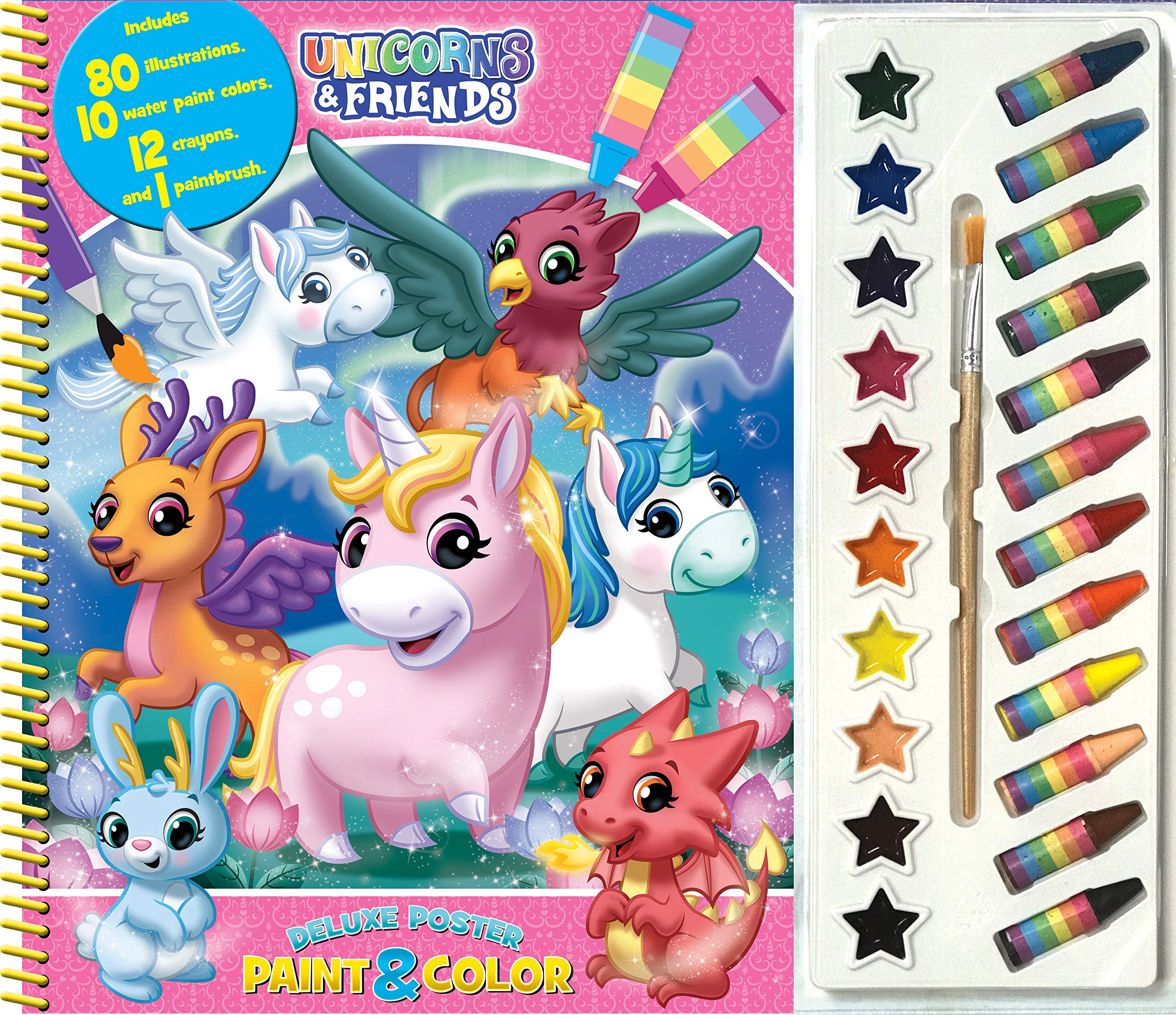 unicorns & friends deluxe poster paint & color - Ảnh 2