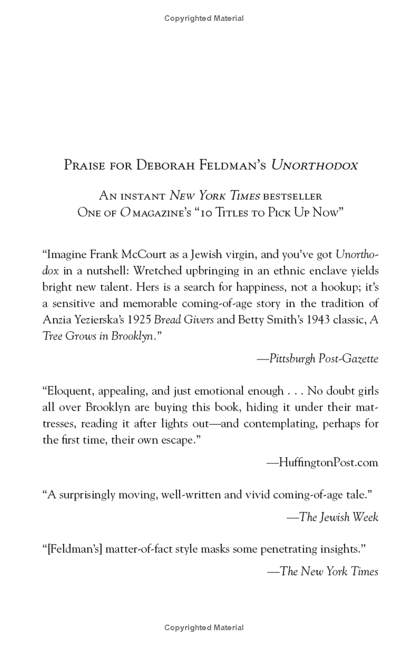 unorthodox: the scandalous rejection of my hasidic roots - Ảnh 3