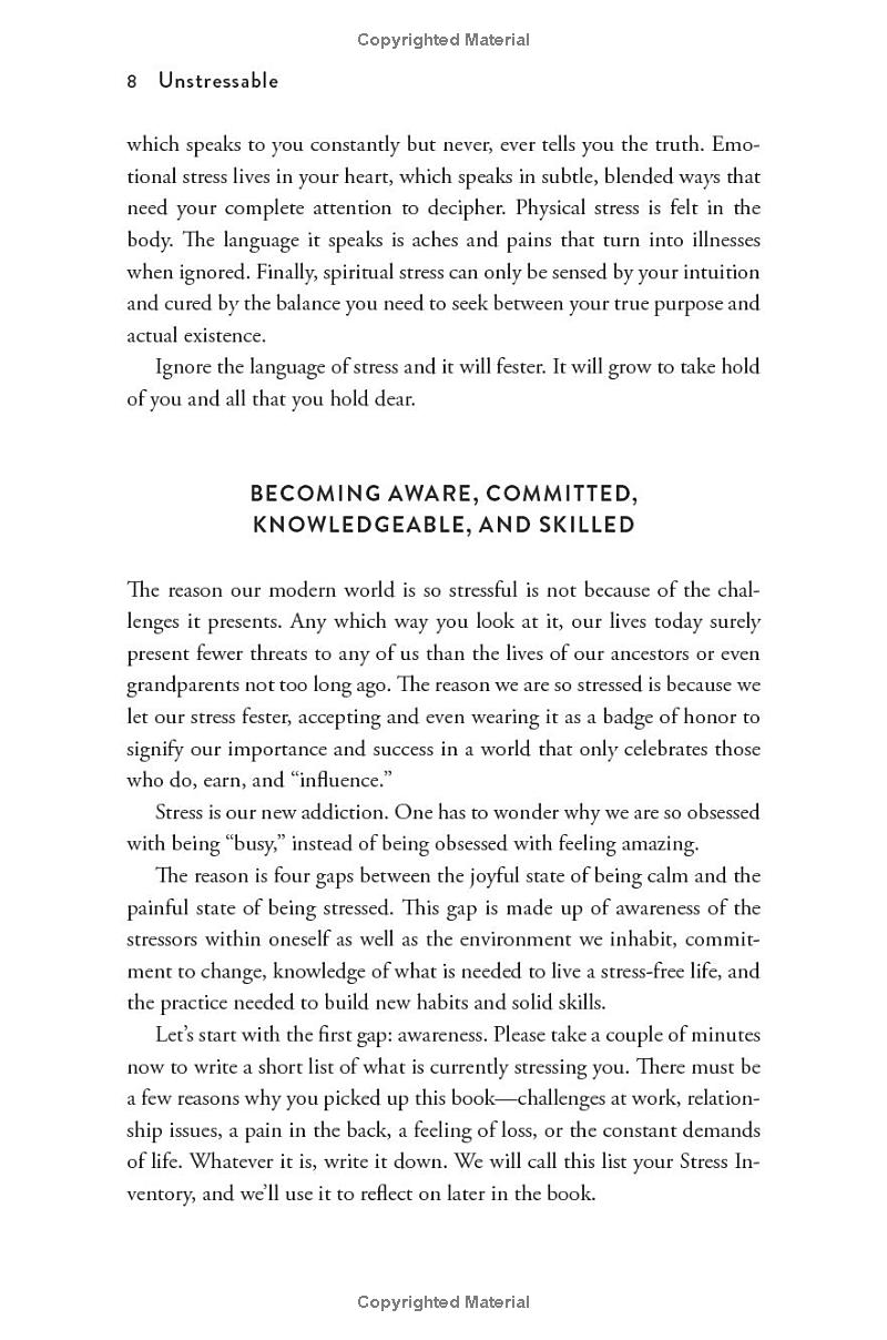 unstressable - a practical guide to stress-free living - Ảnh 7