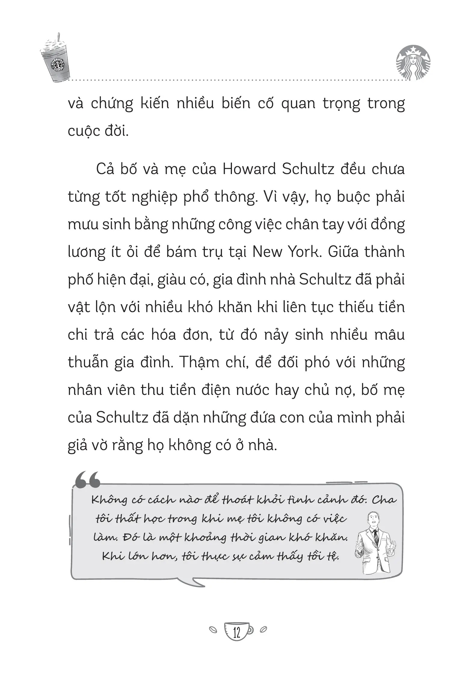 Ươm Mầm Tỷ Phú Nhí - Howard Schultz - Tỷ Phú Cà Phê Starbucks (Tái Bản 2025) - Ảnh 10