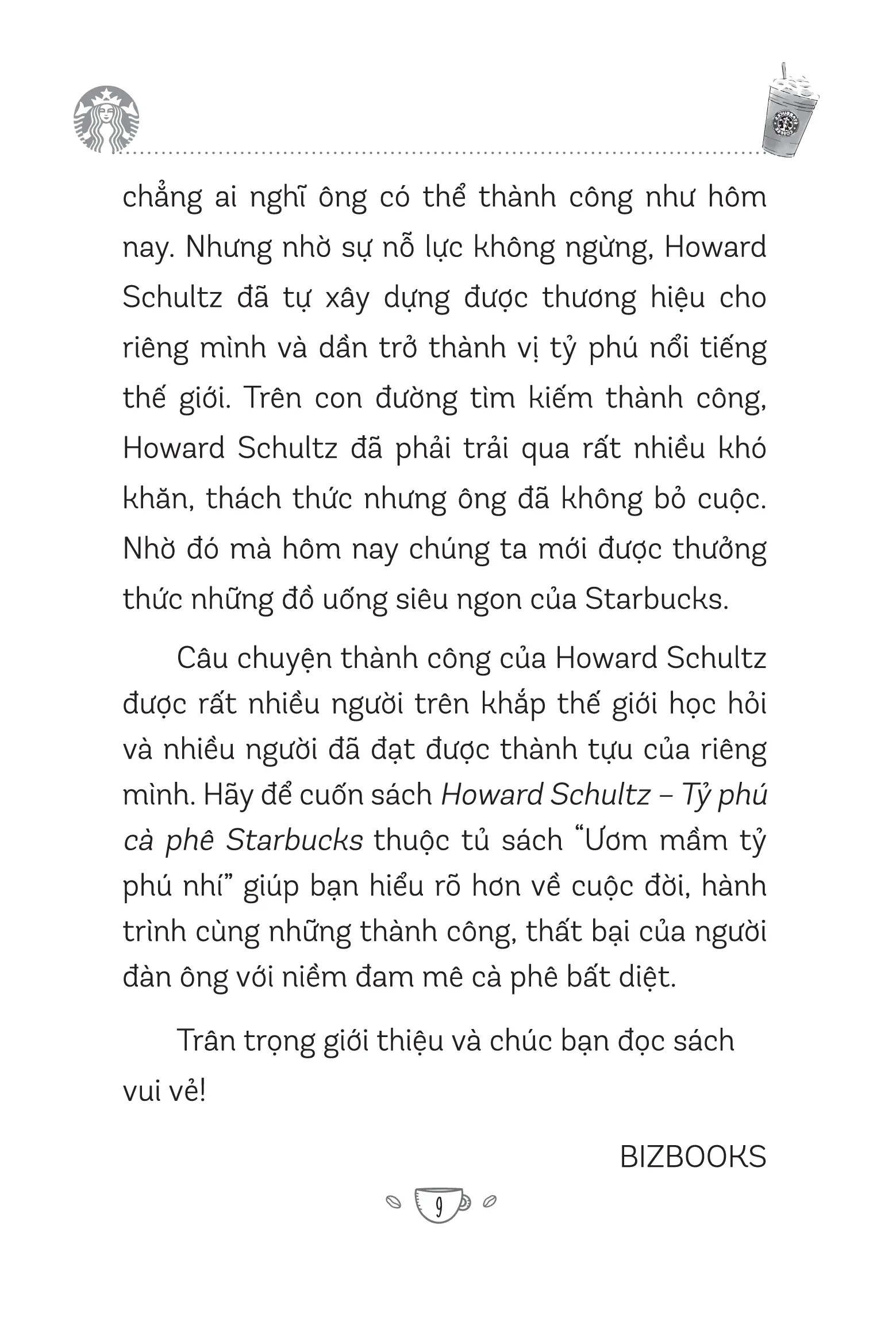 Ươm Mầm Tỷ Phú Nhí - Howard Schultz - Tỷ Phú Cà Phê Starbucks (Tái Bản 2025) - Ảnh 7