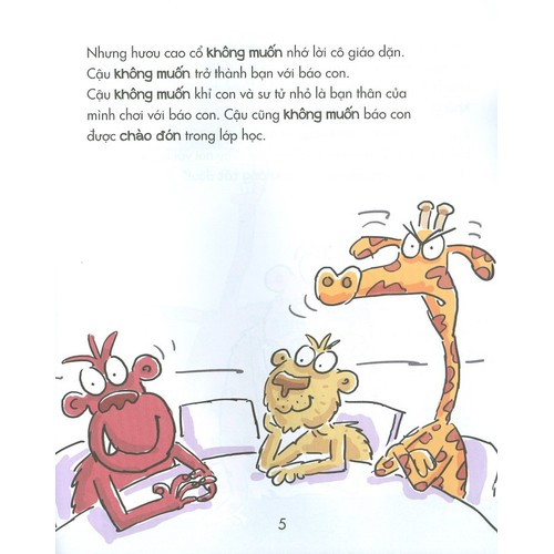 uốn nắn hành vi từ nhỏ - hươu cao cổ không bắt nạt bạn - Ảnh 4