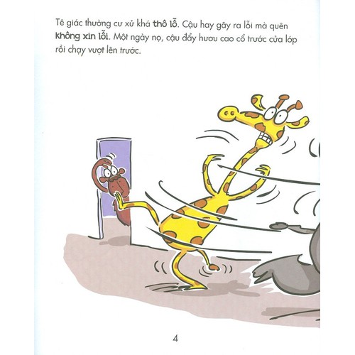 uốn nắn hành vi từ nhỏ - tê giác cư xử lịch sự - Ảnh 3