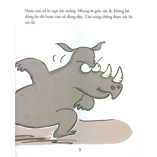 uốn nắn hành vi từ nhỏ - tê giác cư xử lịch sự - Ảnh 4