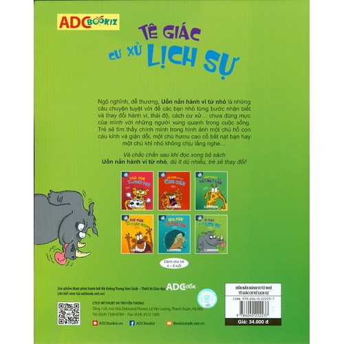 uốn nắn hành vi từ nhỏ - tê giác cư xử lịch sự - Ảnh 6