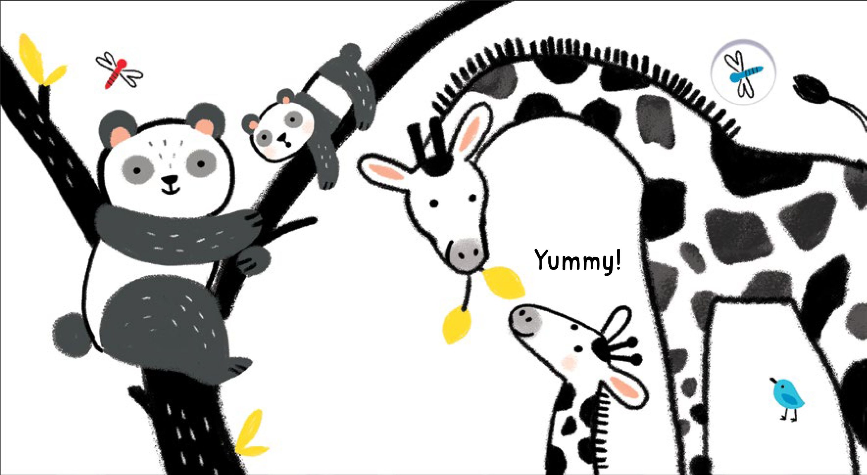 usborne baby's black and white books: animals - Ảnh 5