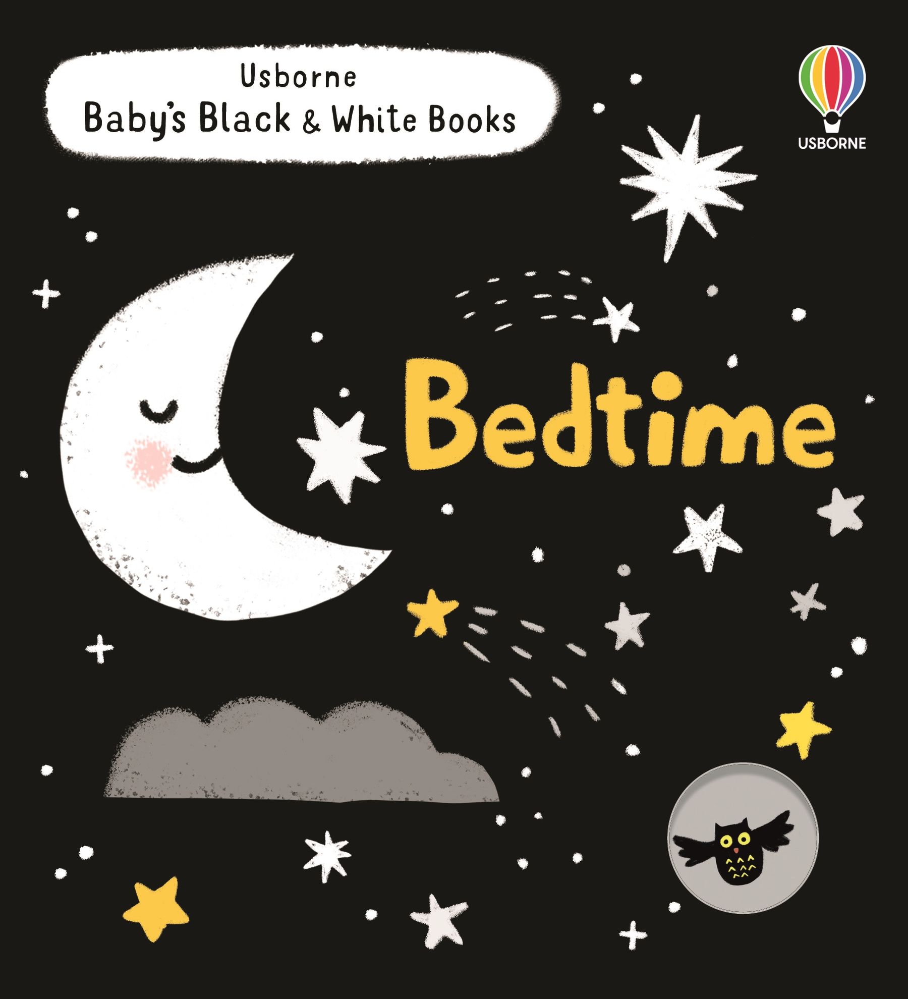 usborne baby's black and white books: bedtime - Ảnh 2