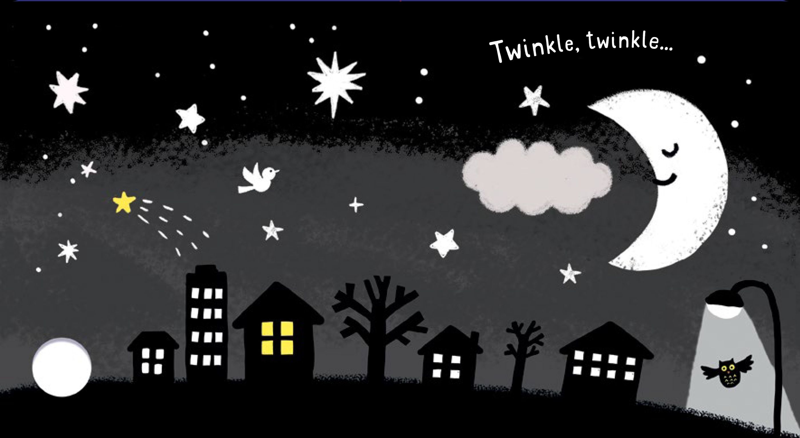 usborne baby's black and white books: bedtime - Ảnh 5