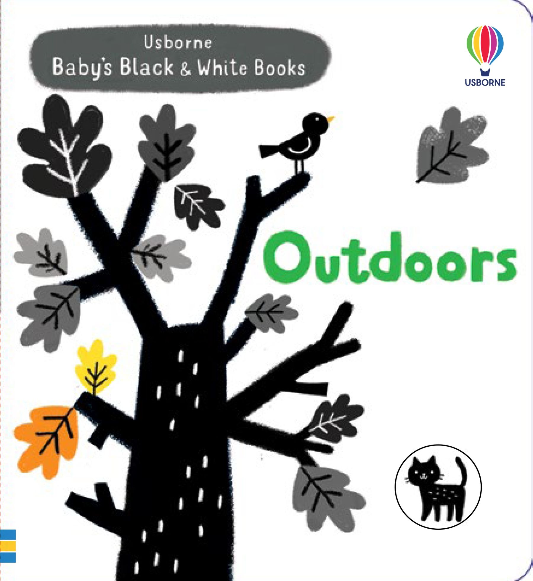 usborne baby's black and white books: outdoors - Ảnh 2