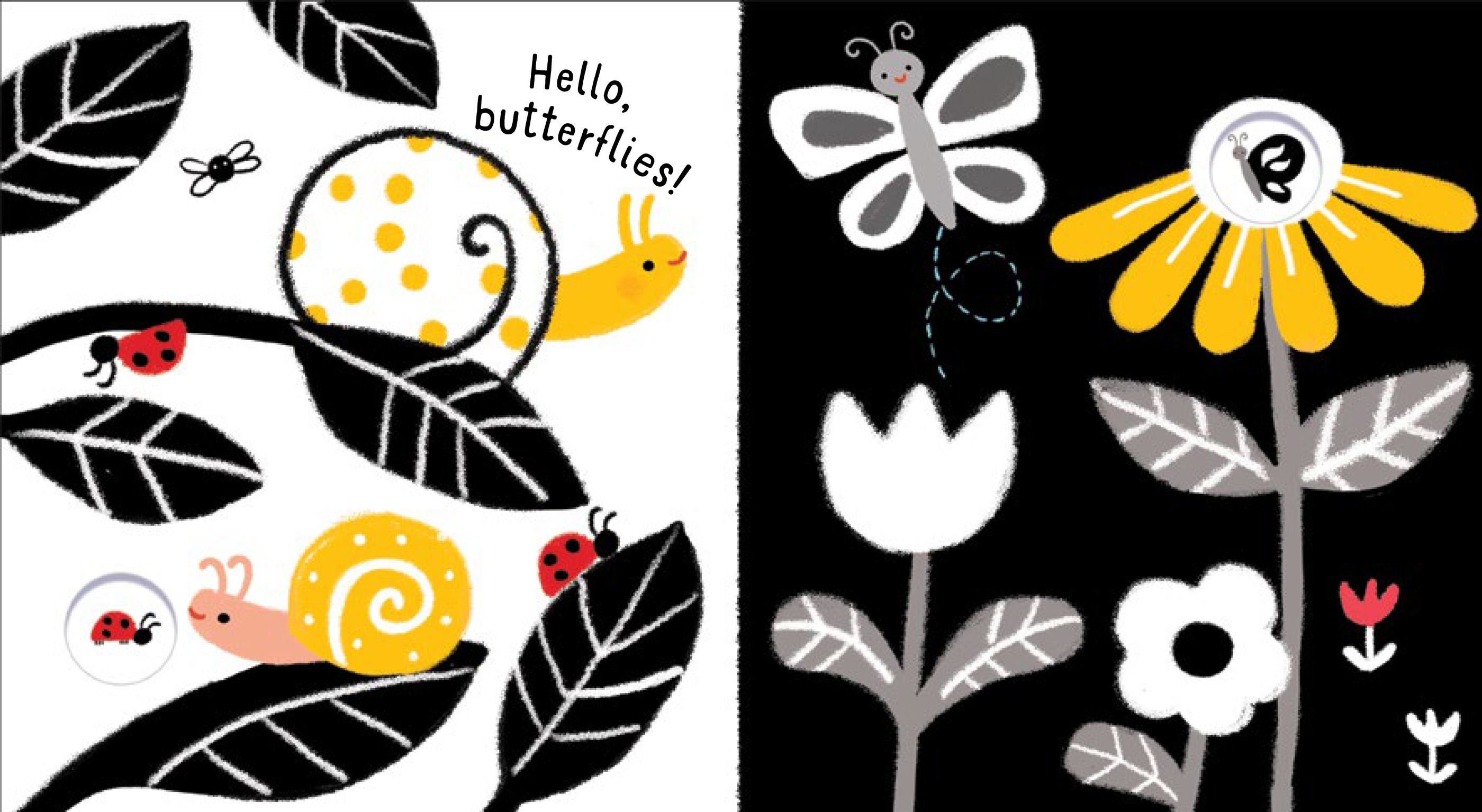 usborne baby's black and white books: outdoors - Ảnh 3