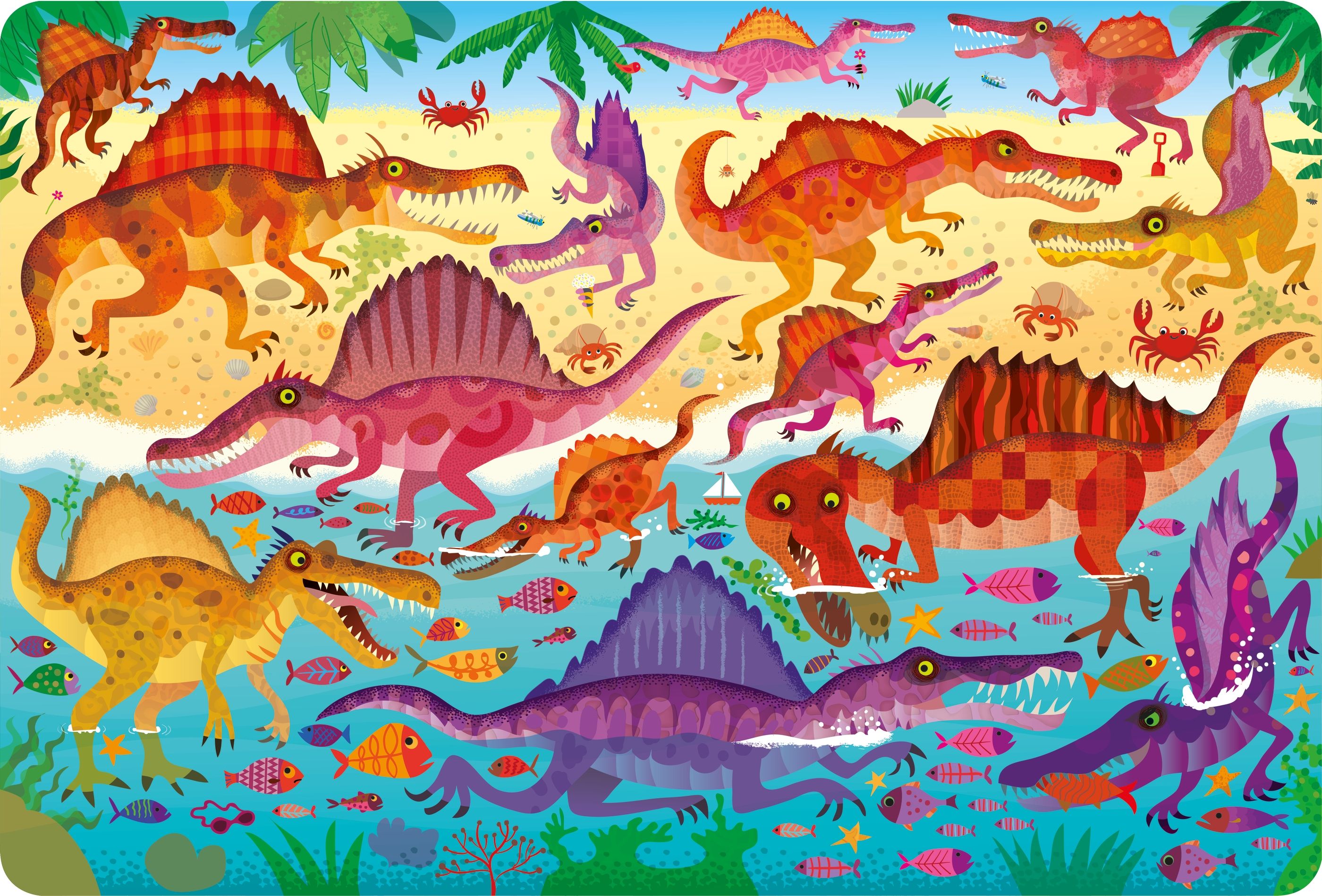 usborne book and jigsaw dinosaurs - Ảnh 4