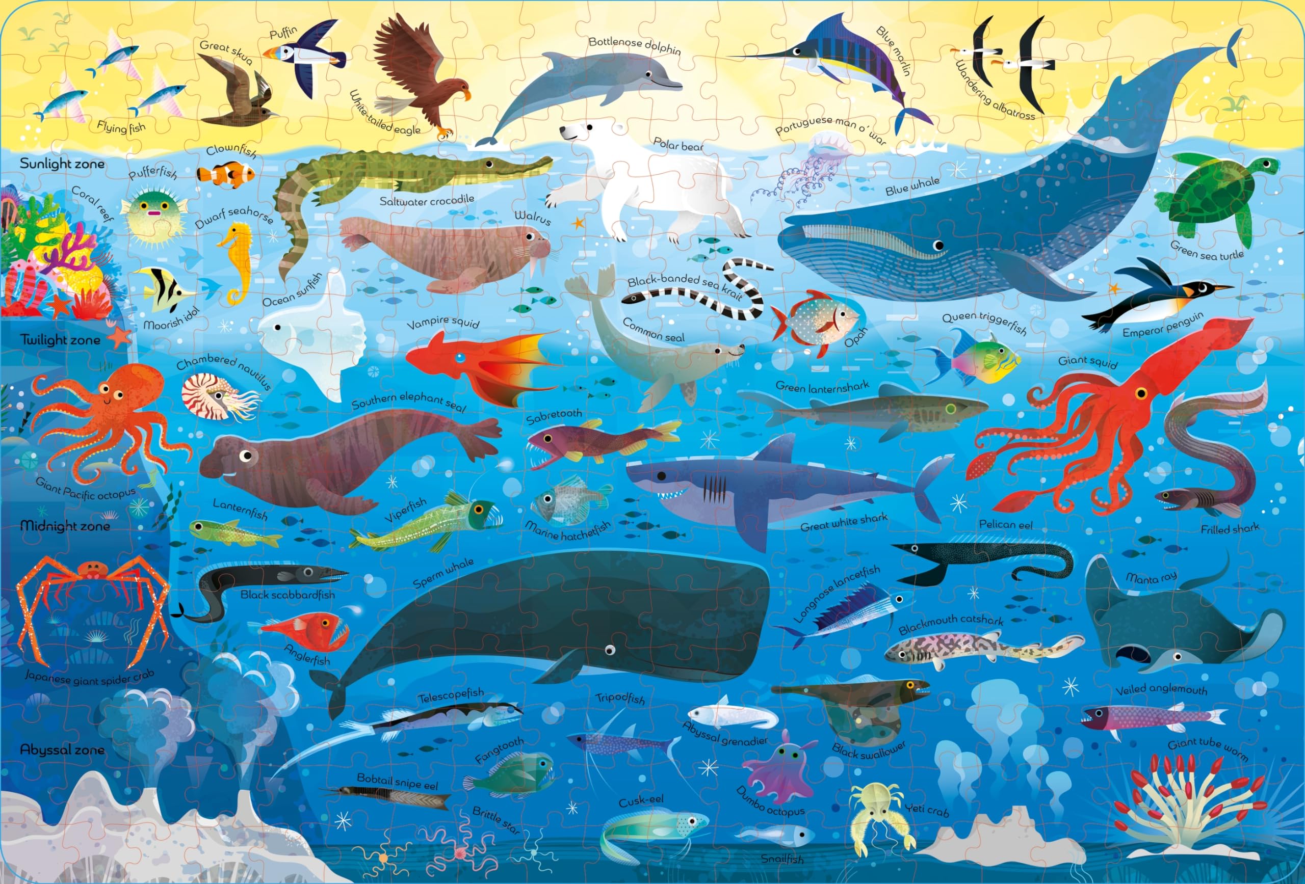 usborne book and jigsaw oceans - Ảnh 7
