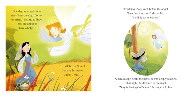 usborne book and jigsaw: the nativity - Ảnh 2