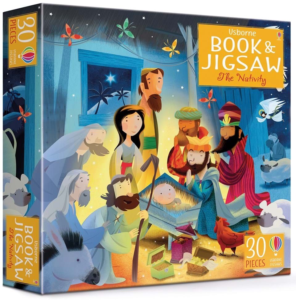 usborne book and jigsaw: the nativity - Ảnh 6