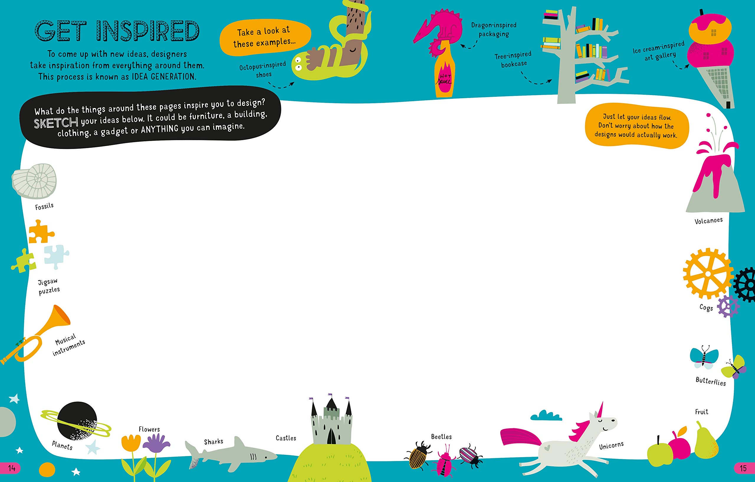 usborne design activity book - Ảnh 4