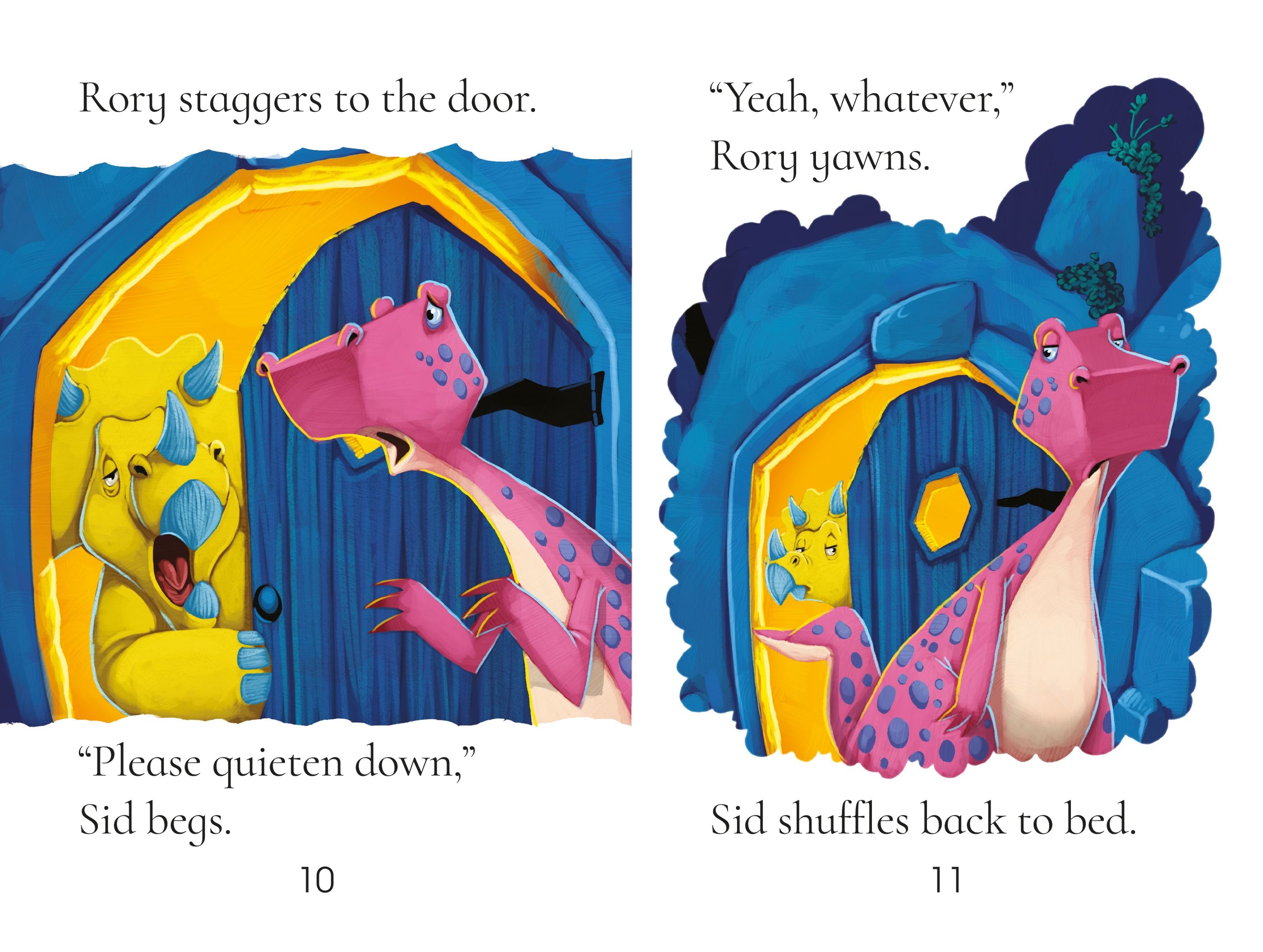 usborne dinosaur tales first reading level 3: the dinosaur with the noisy snore - Ảnh 3