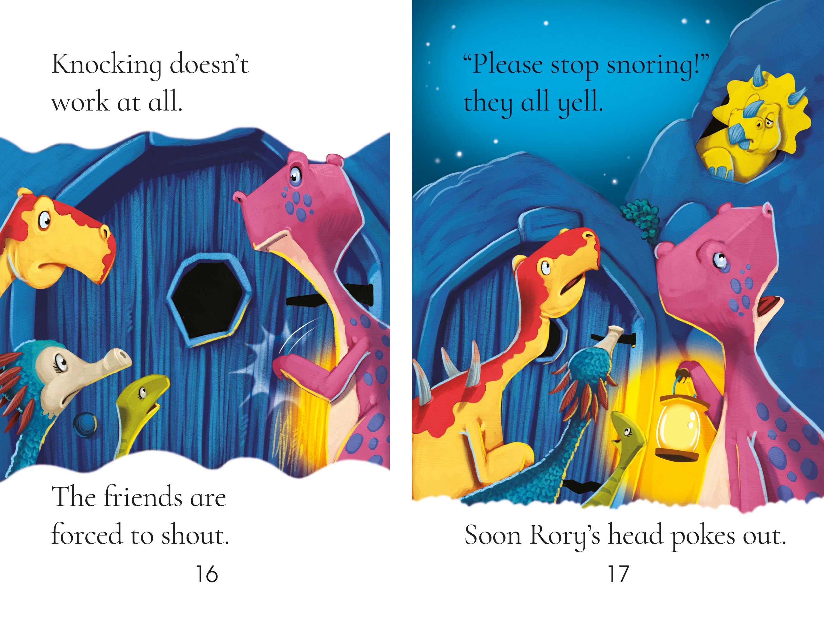 usborne dinosaur tales first reading level 3: the dinosaur with the noisy snore - Ảnh 4