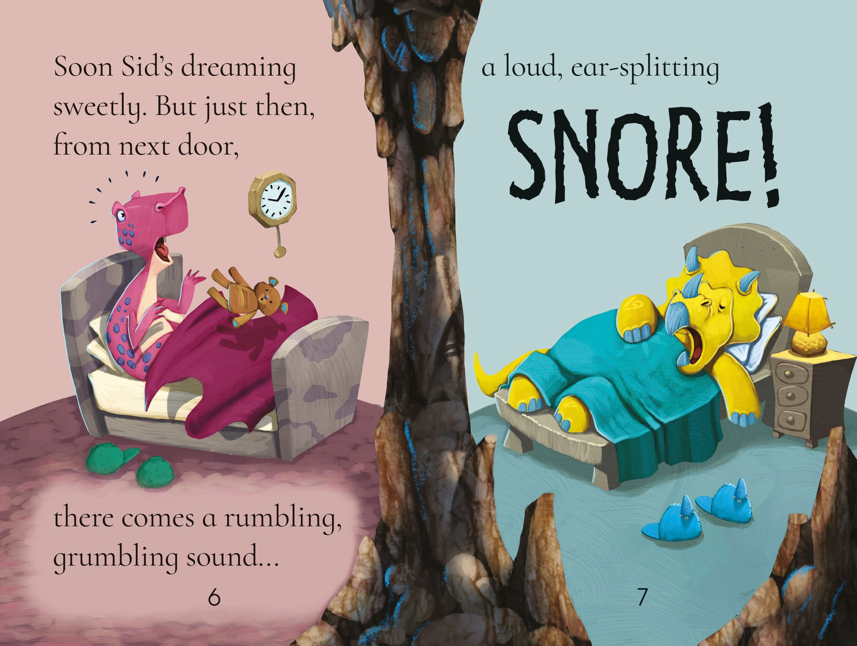 usborne dinosaur tales first reading level 3: the dinosaur with the noisy snore - Ảnh 5