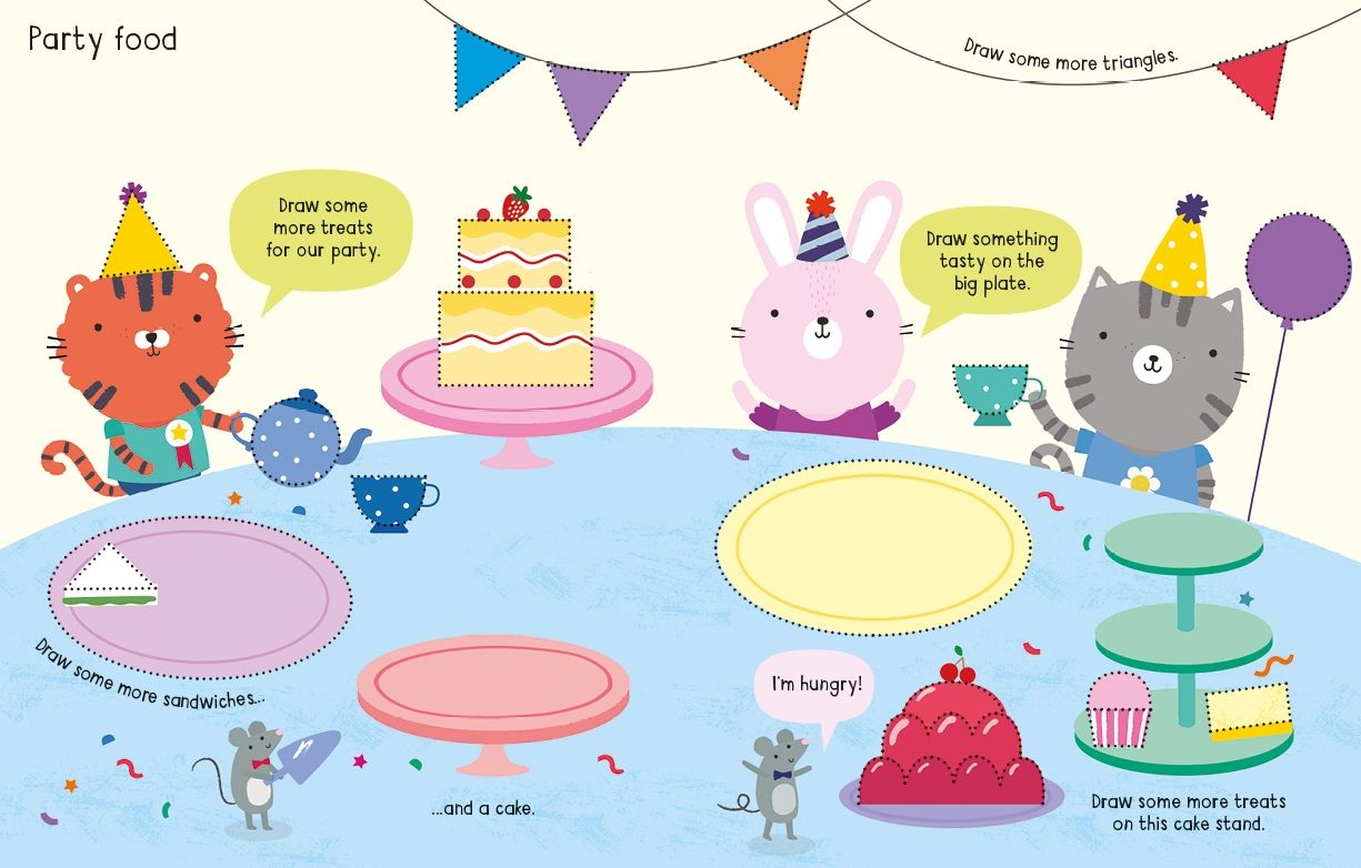 usborne early years wipe-clean first drawing - Ảnh 3