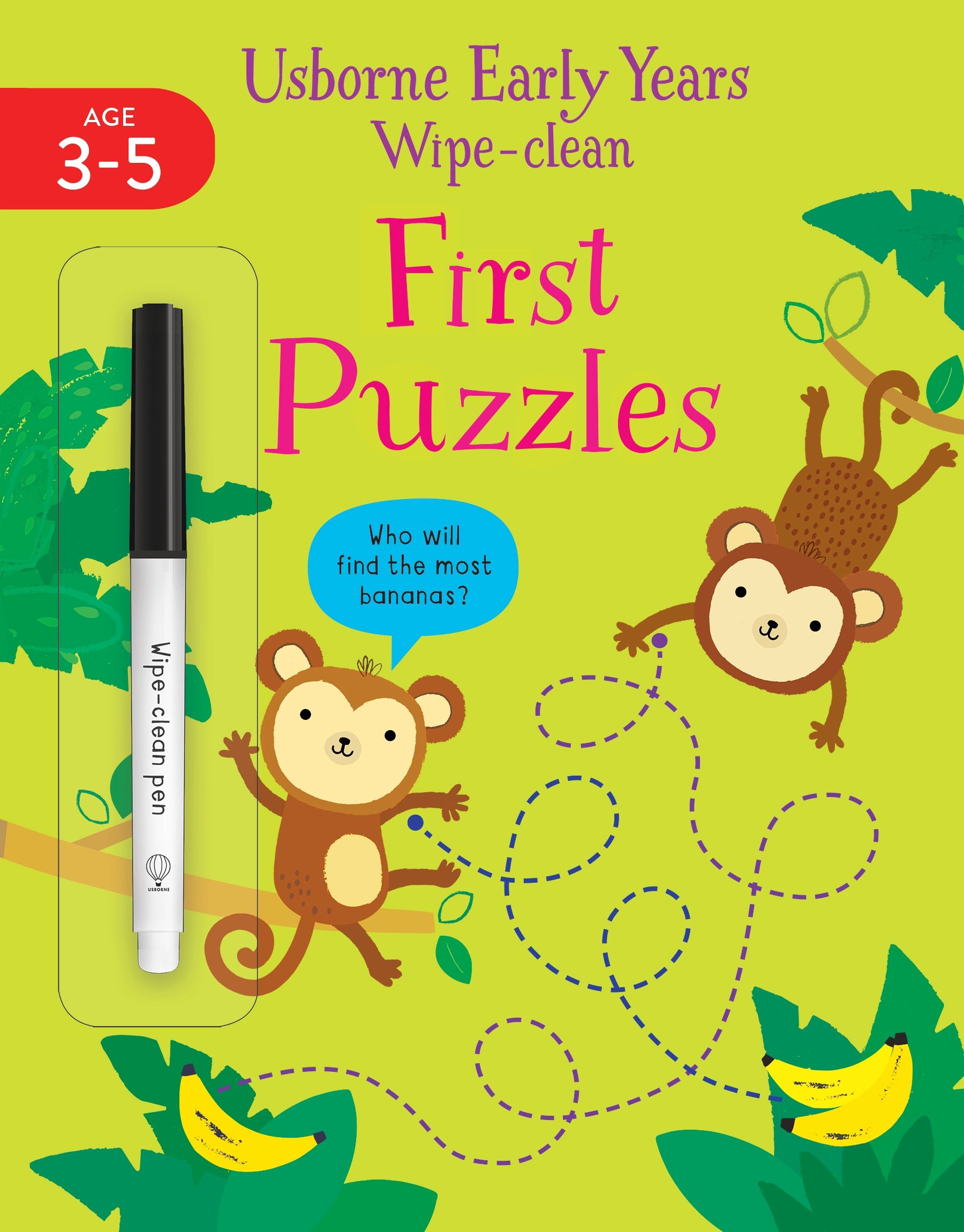 usborne early years wipe-clean first puzzles - Ảnh 2