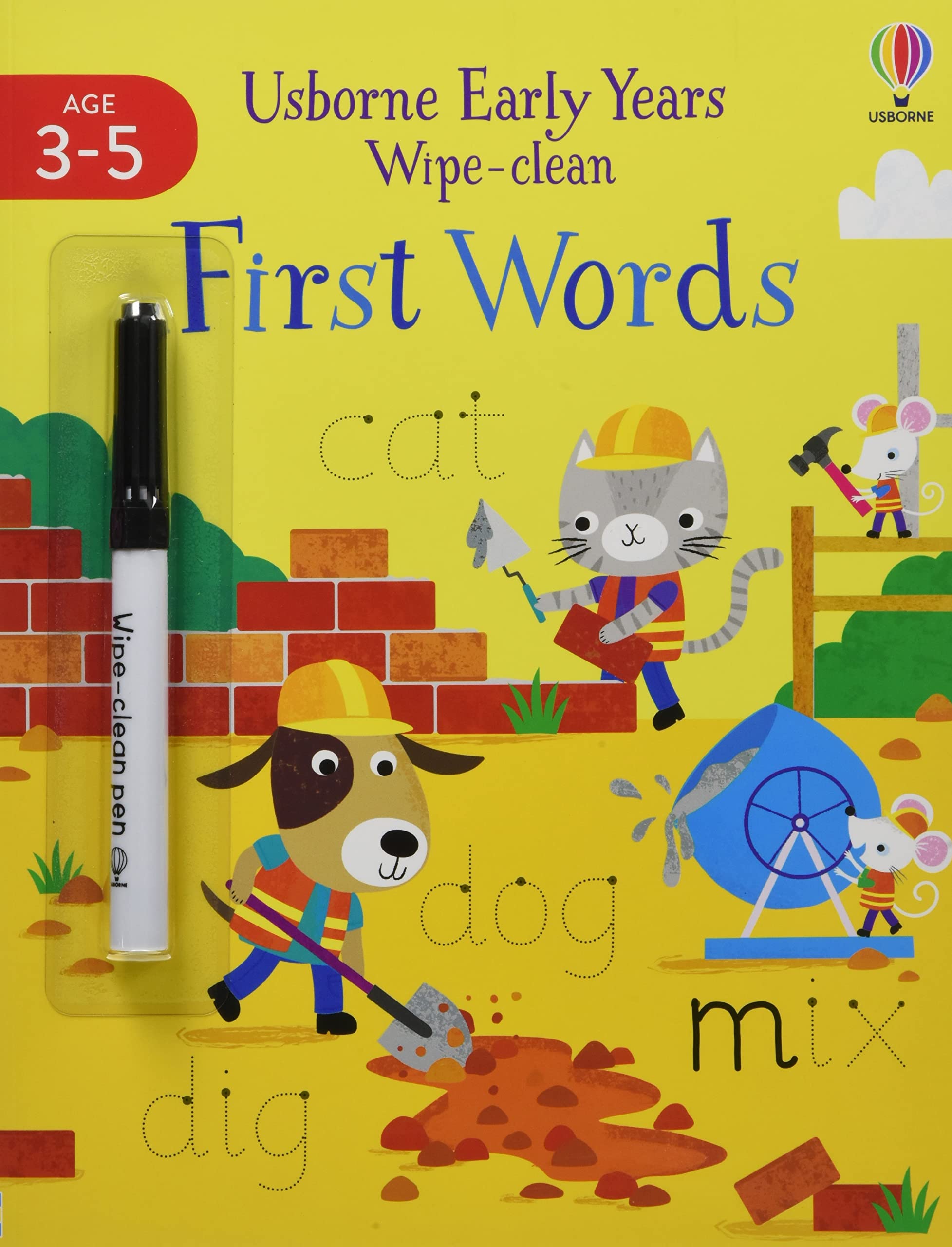 usborne early years wipe-clean: first words - Ảnh 2