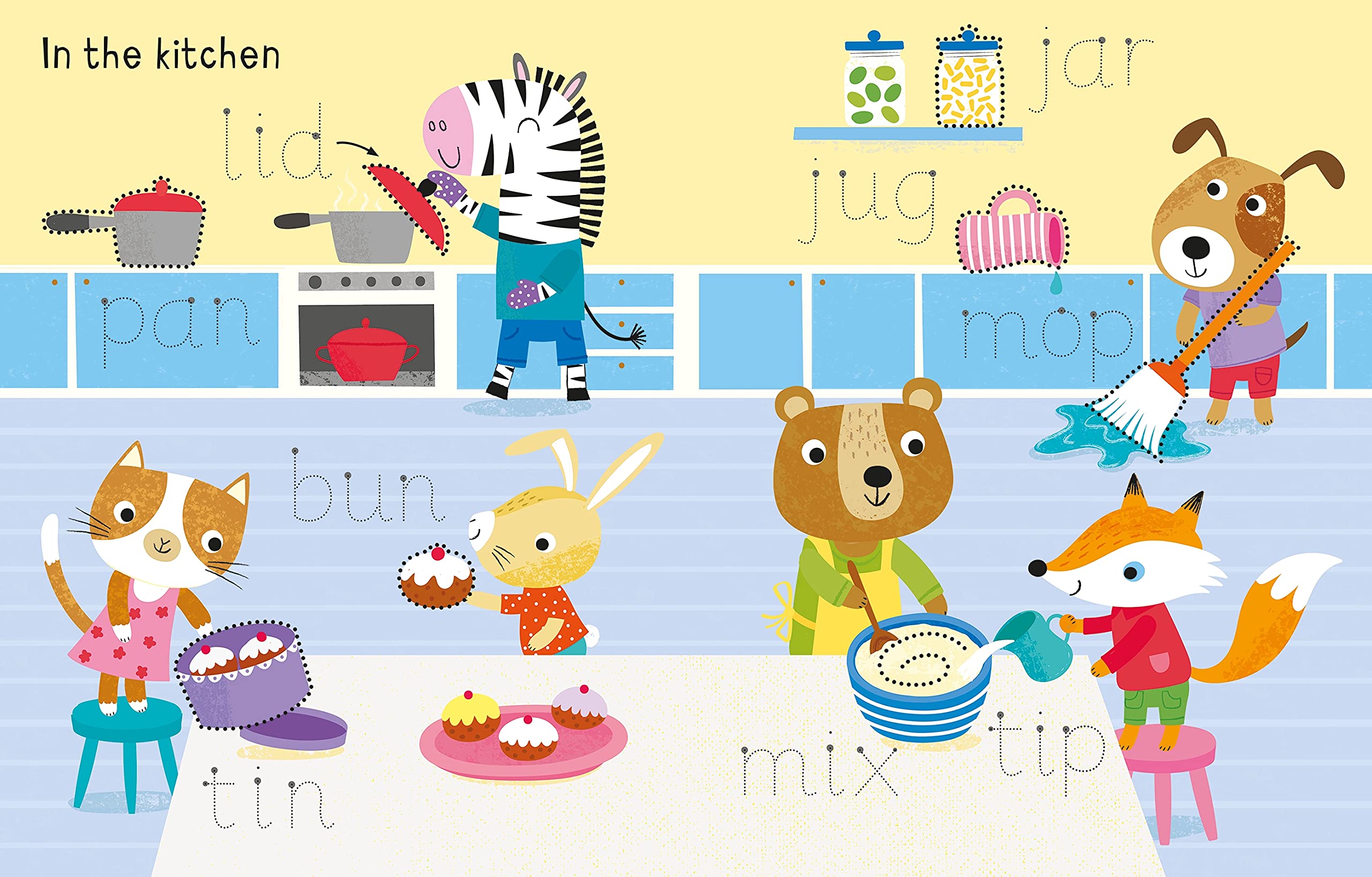 usborne early years wipe-clean: first words - Ảnh 3