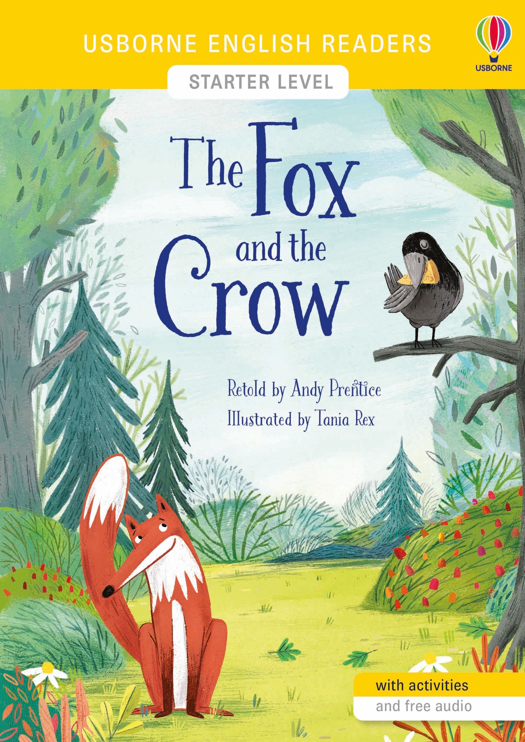 usborne english readers starter level: the fox and the crow - Ảnh 2