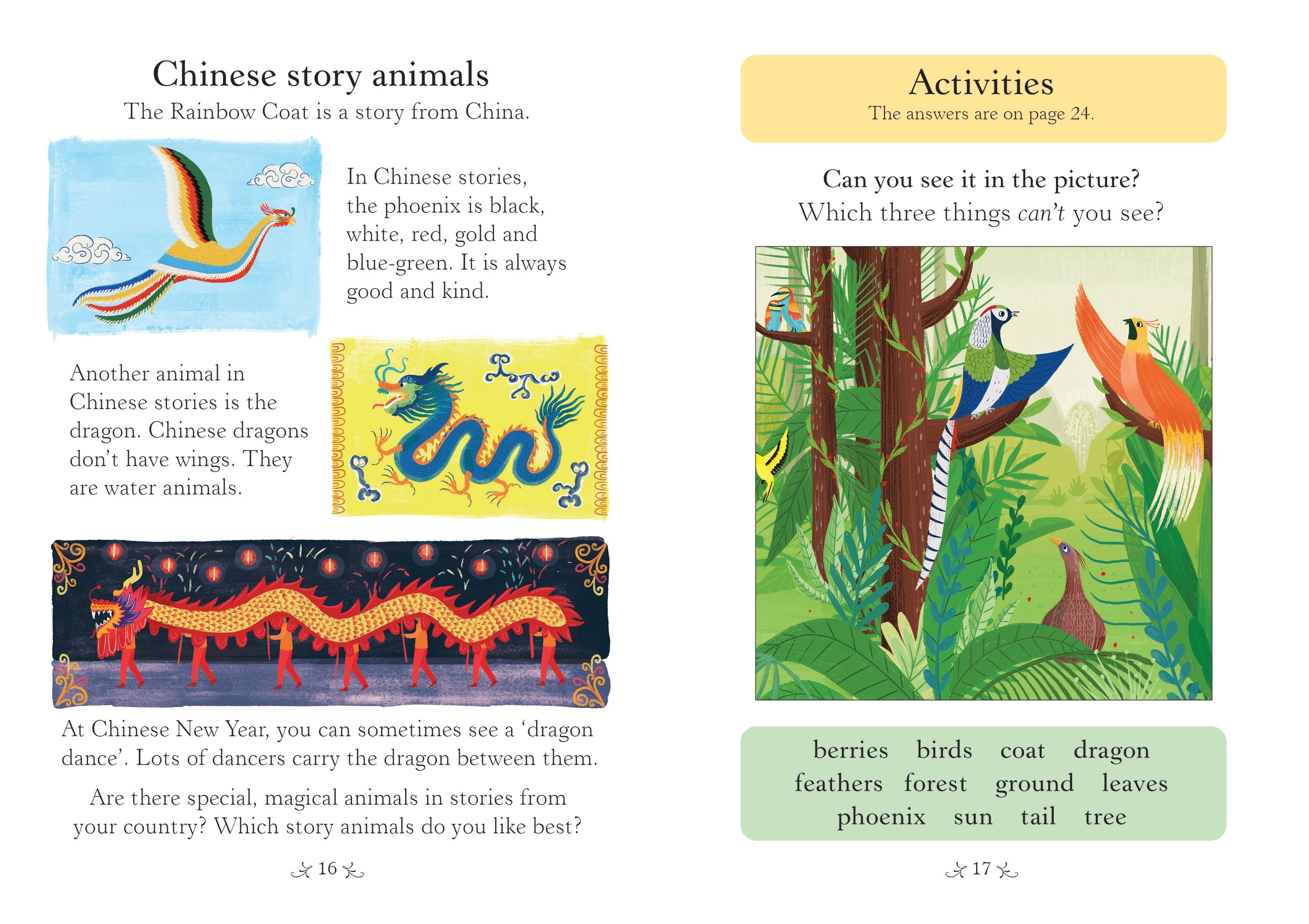 usborne english readers starter level: the rainbow coat - Ảnh 5