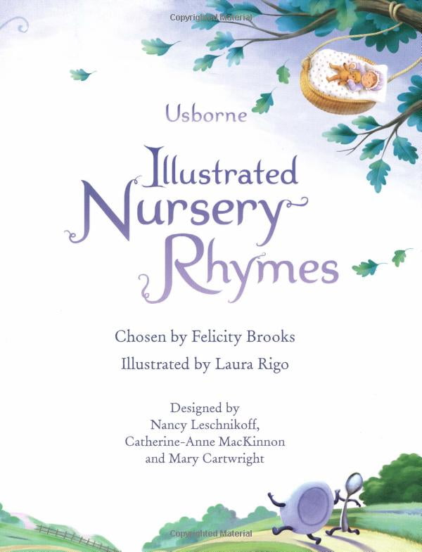 usborne illustrated book of nursery rhymes (hardcover) - Ảnh 5