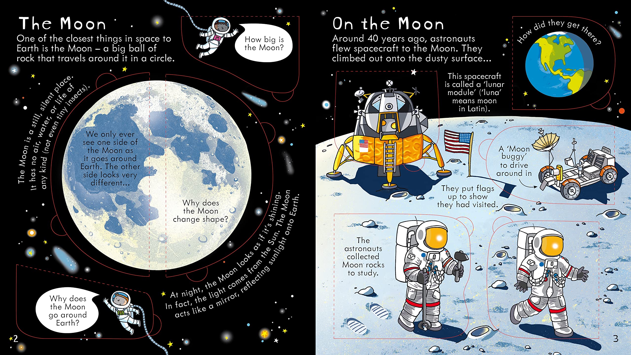 usborne lift-the-flap: look inside space - Ảnh 4