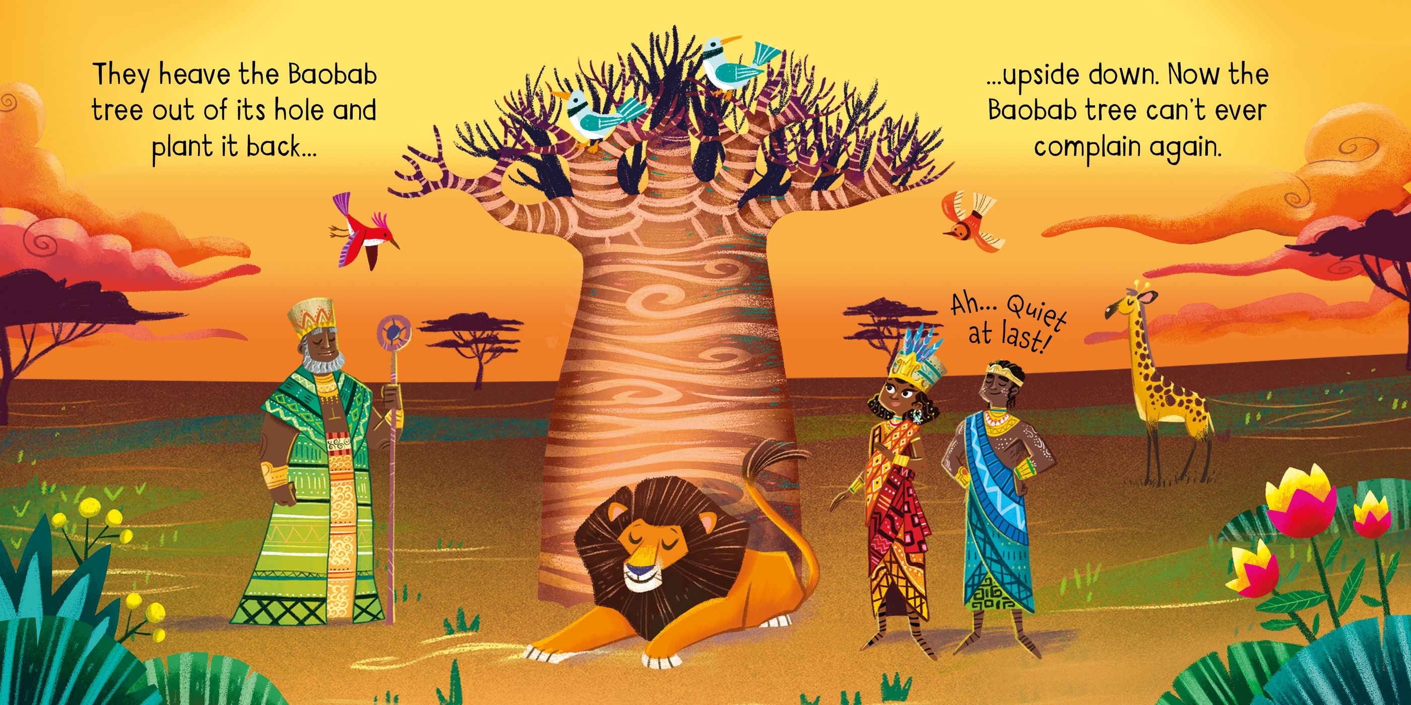usborne little board books: the baobab tree - Ảnh 5