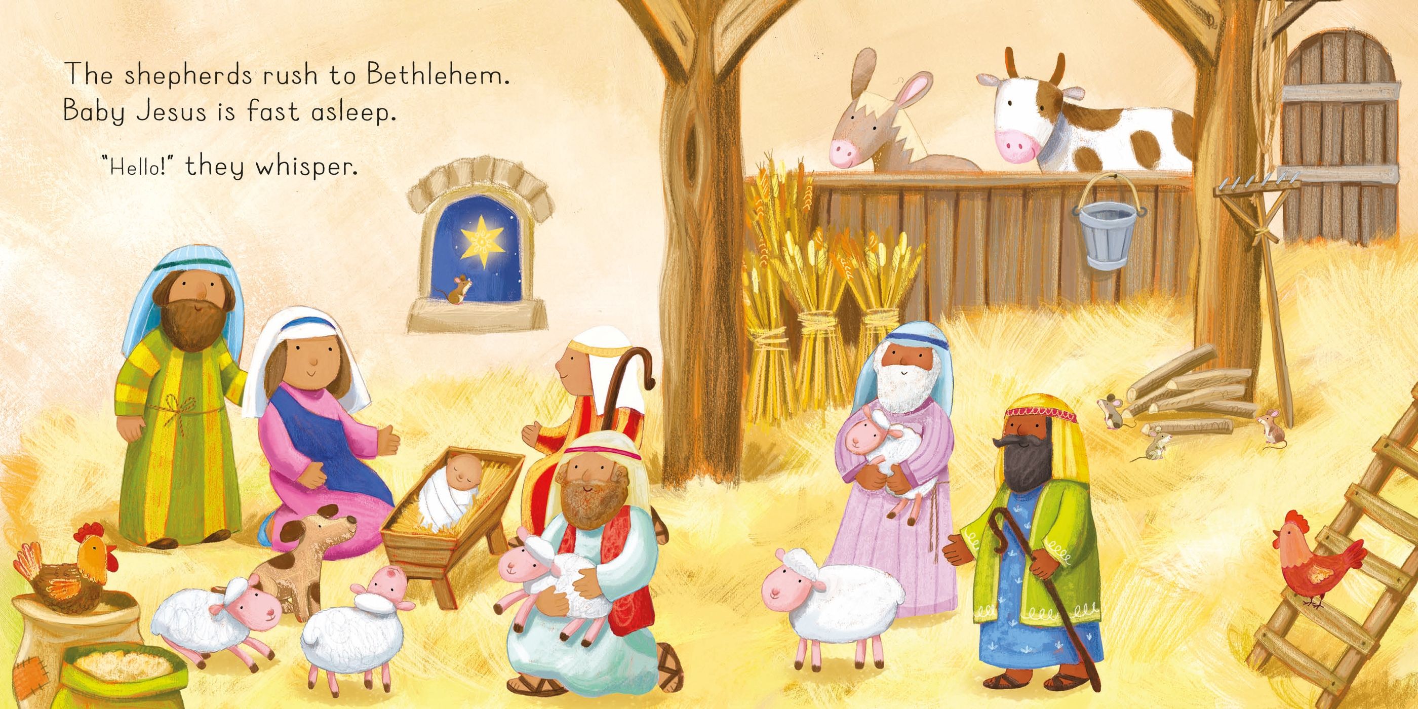 usborne little board books: the nativity - Ảnh 5