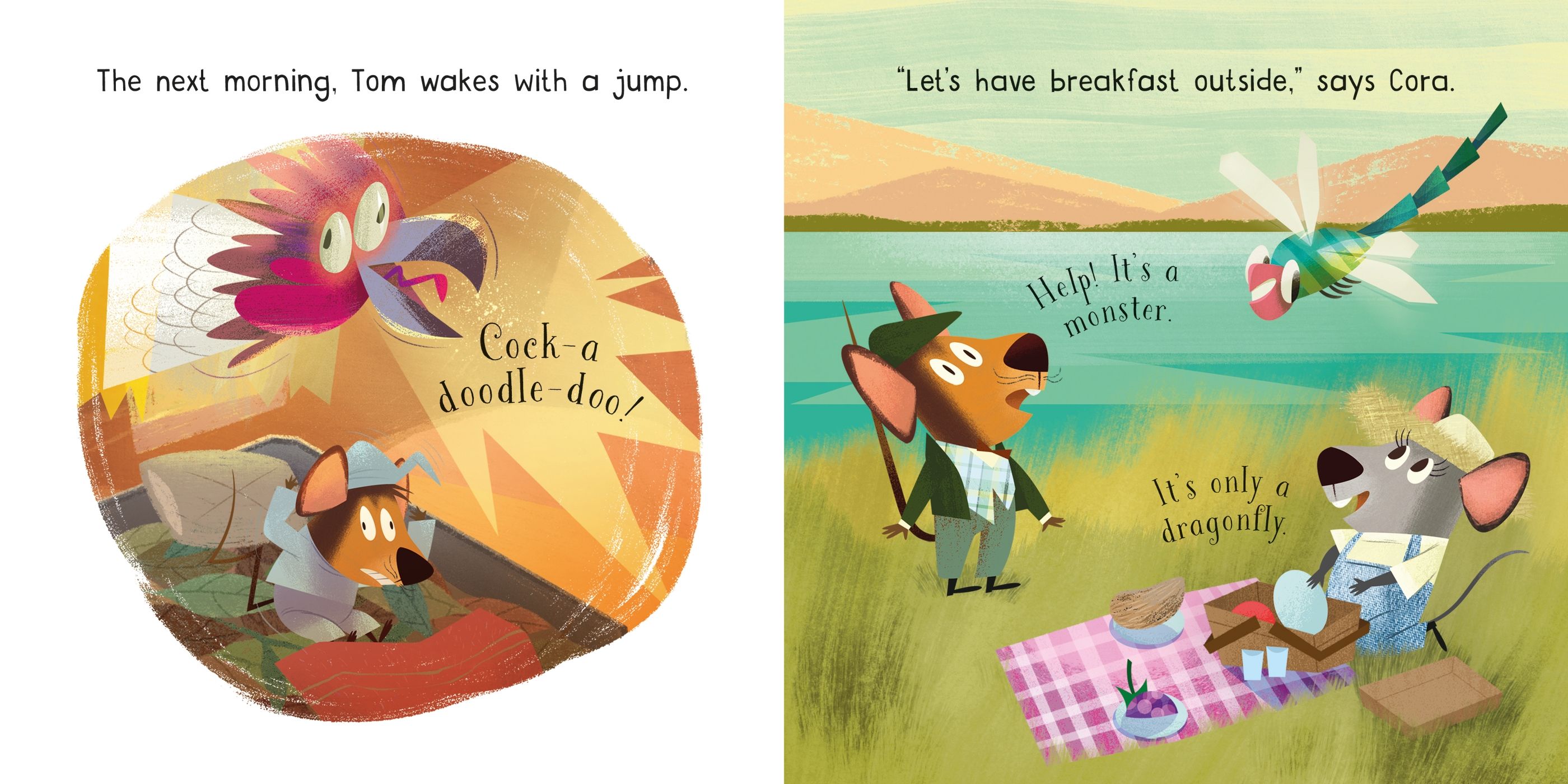 usborne little board books: the town mouse and the country mouse - Ảnh 3