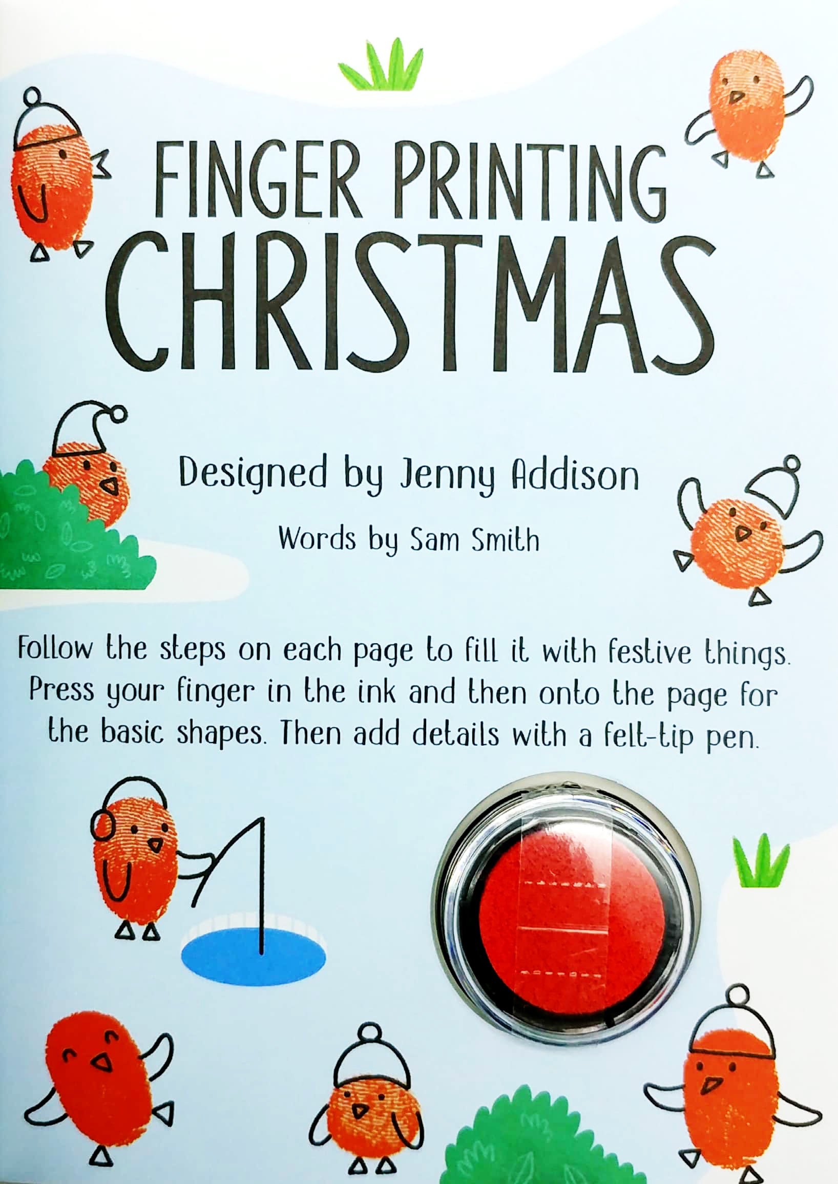 usborne minis: finger printing christmas - Ảnh 3