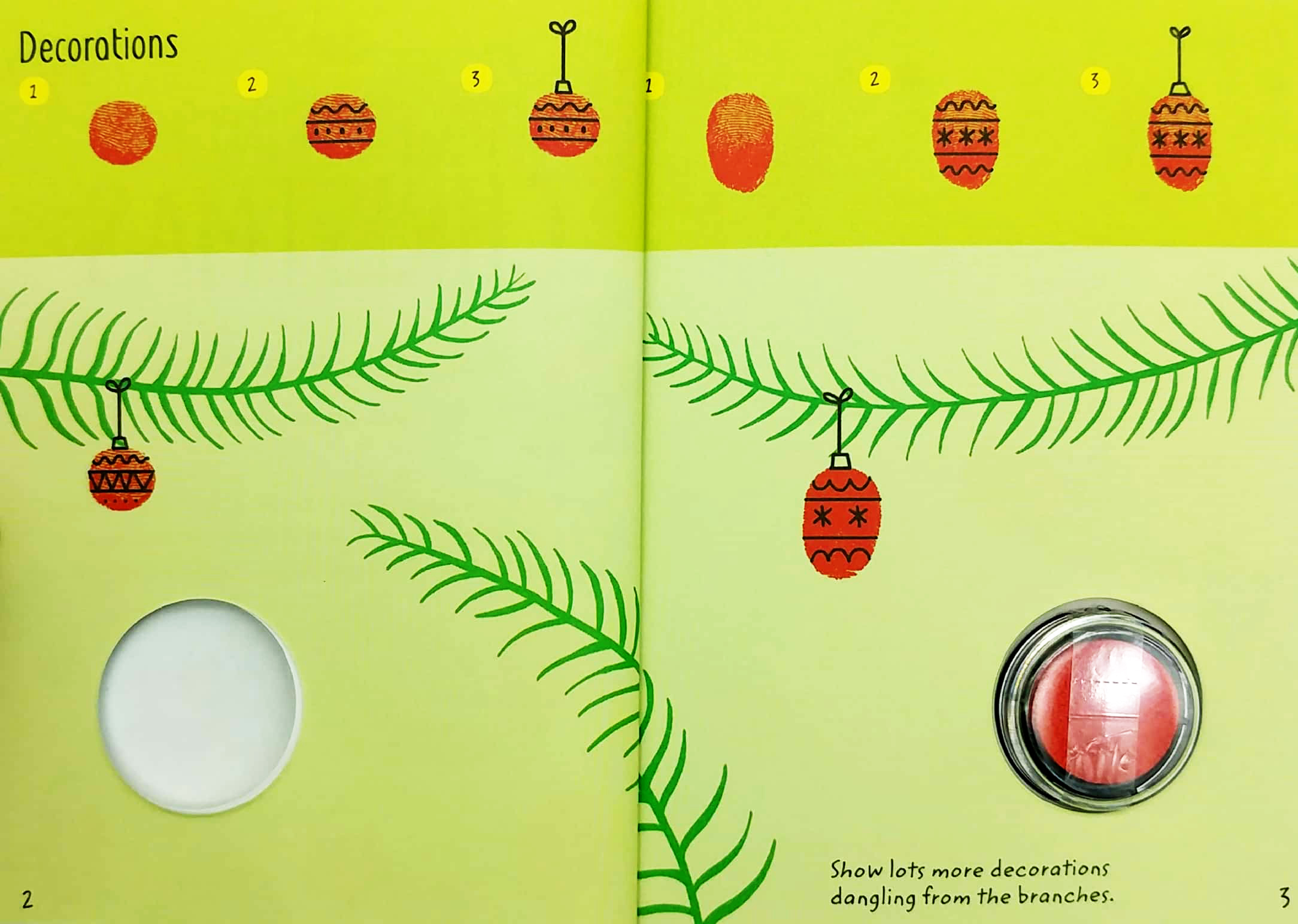 usborne minis: finger printing christmas - Ảnh 4