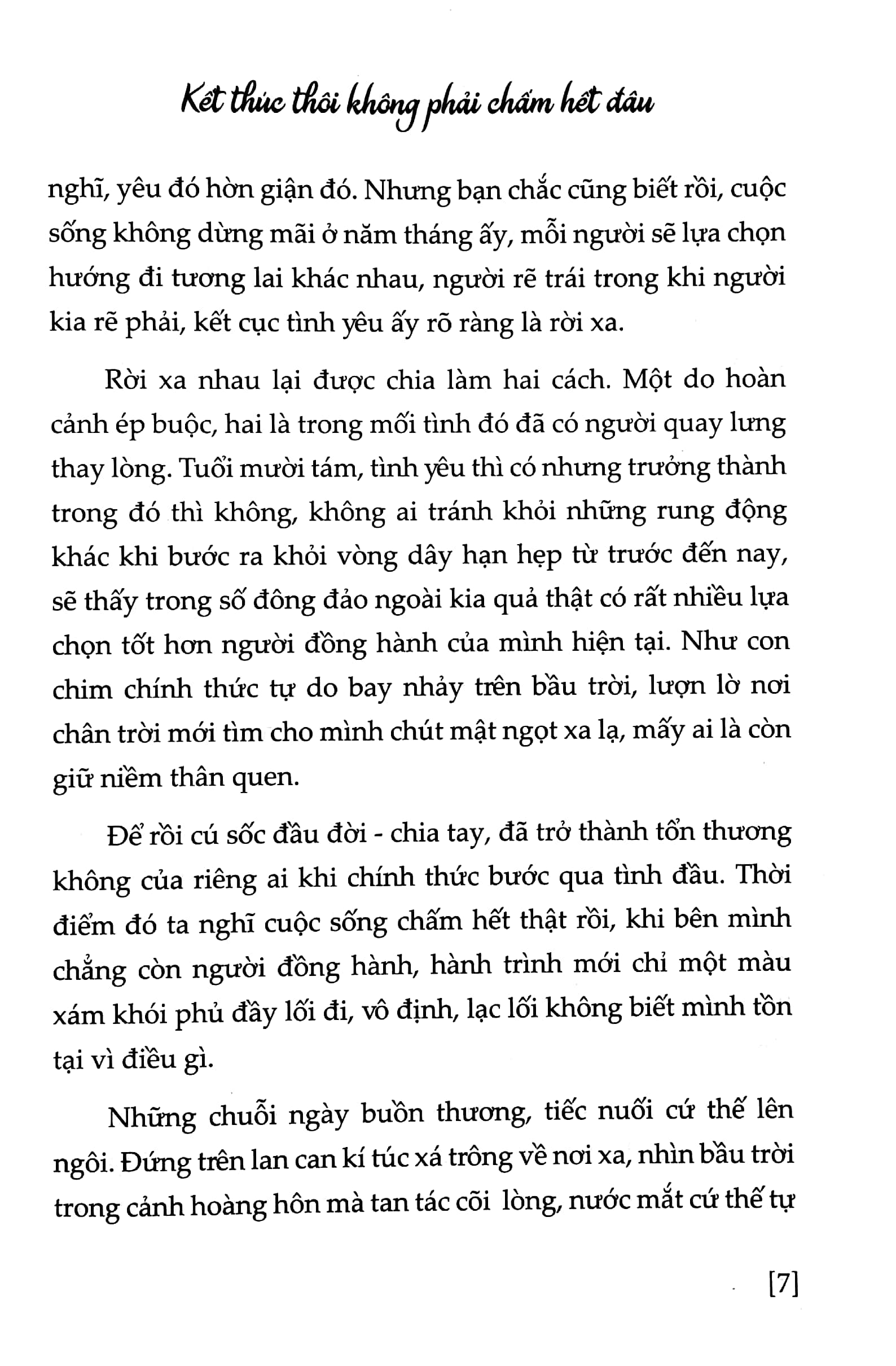 và khi lạc lối - kết thúc thôi không phải chấm hết đâu - Ảnh 6