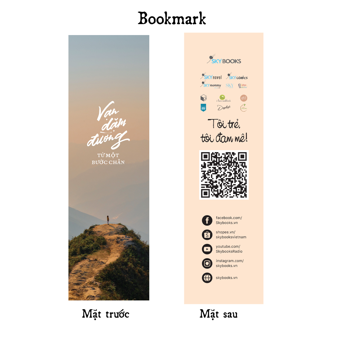 vạn dặm đường từ một bước chân - tặng kèm bookmark - Ảnh 3