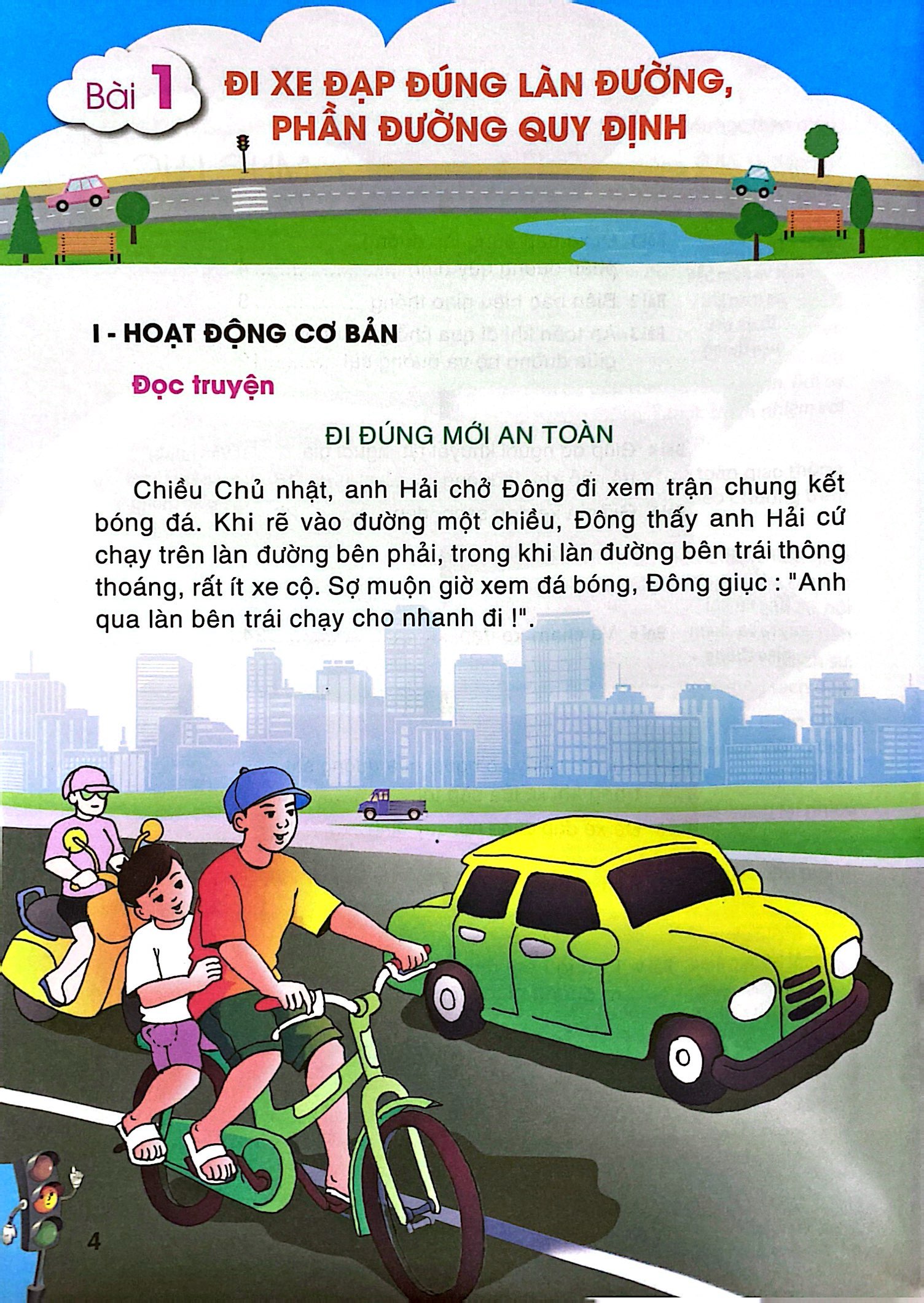 văn hóa giao thông lớp 4 (2021) - Ảnh 5