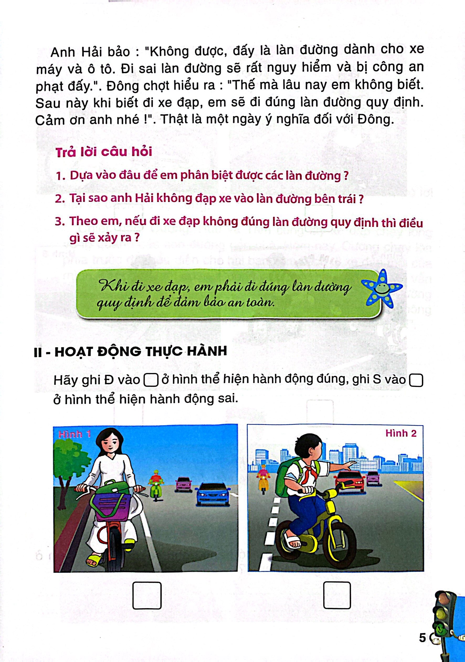 văn hóa giao thông lớp 4 (2021) - Ảnh 6