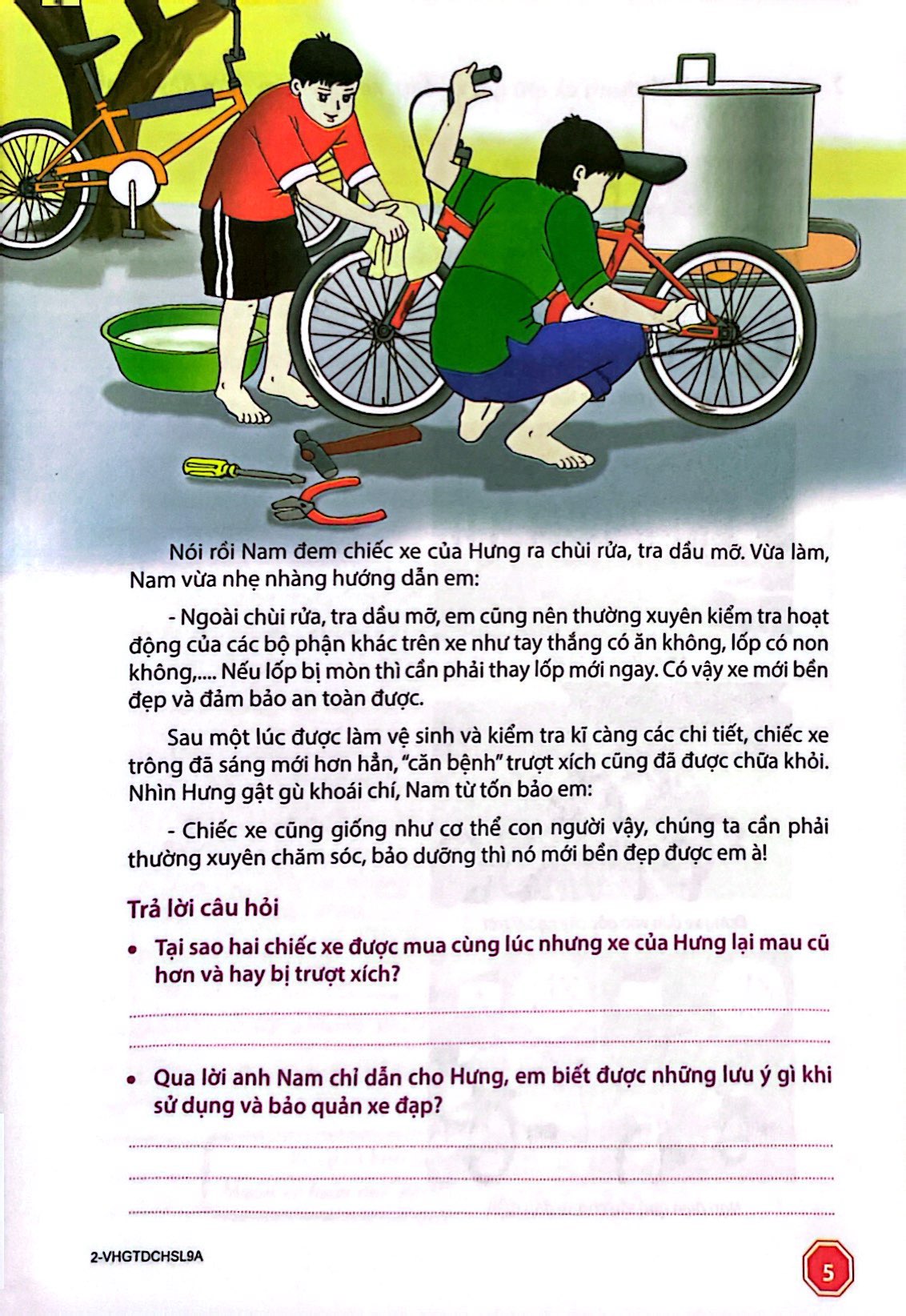 văn hóa giao thông lớp 9 (2018) - Ảnh 6